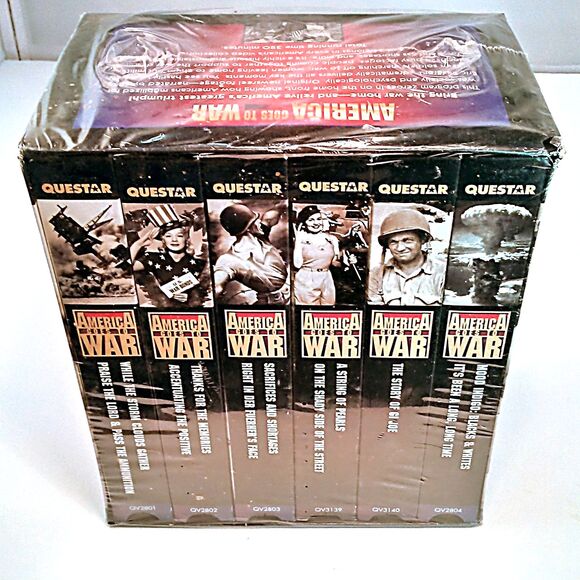 America Goes to War: World War II On The Home Front - Six Pack (VHS, 2000, 6-Tap - Picture 1 of 8
